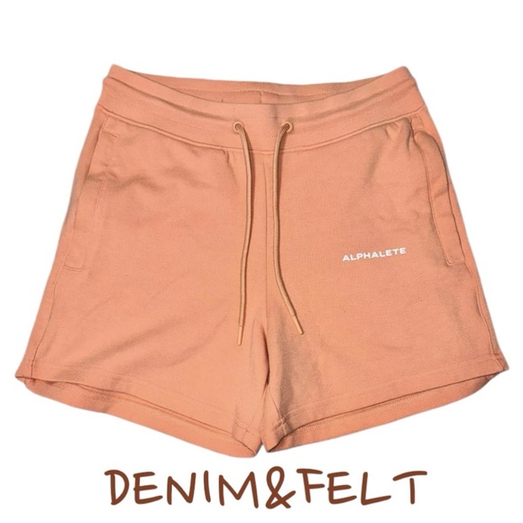 ALPHALETE Orange Athletic Core Shorts w/ Zippered Pockets | NEW/NWT!!🧡 - Picture 1 of 7